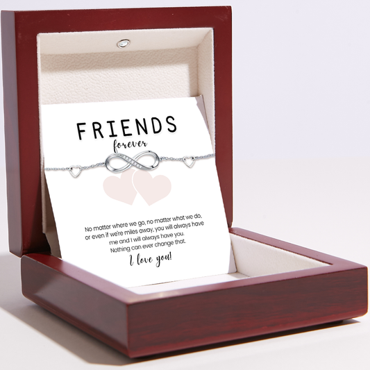 Best Friend Bracelet - Infinite Loop Bracelet - Friends Forever