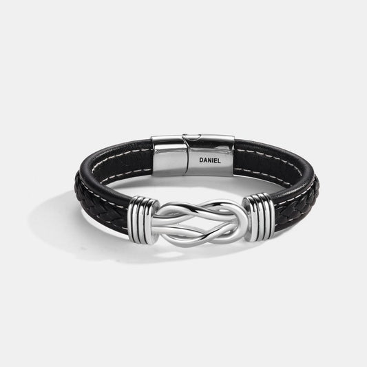 To My Man - Infinite Love Personalised Name Bracelet