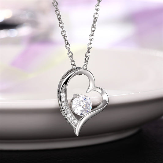 Daughter Necklace From Dad - Love Heart Necklace - Dad Got You