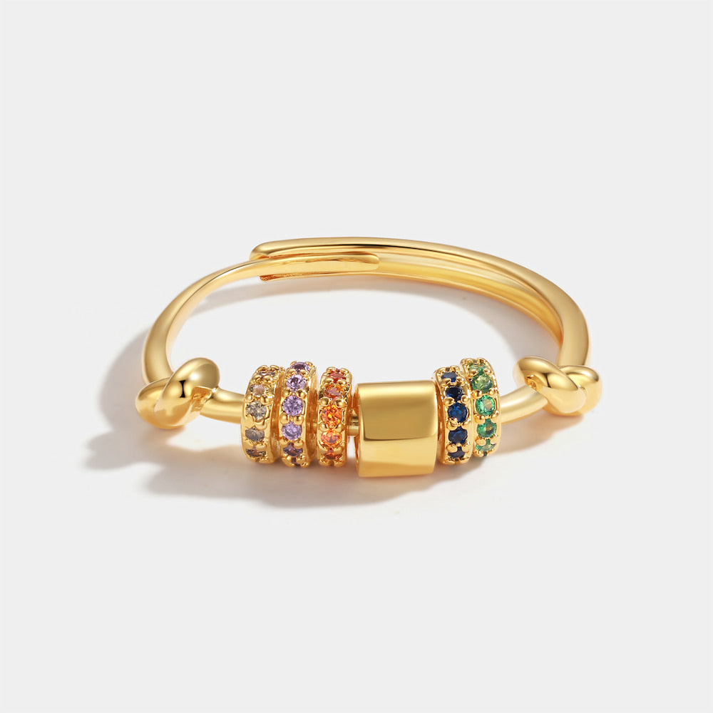 Beads Spinner Ring