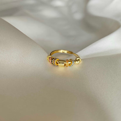 Beads Spinner Ring