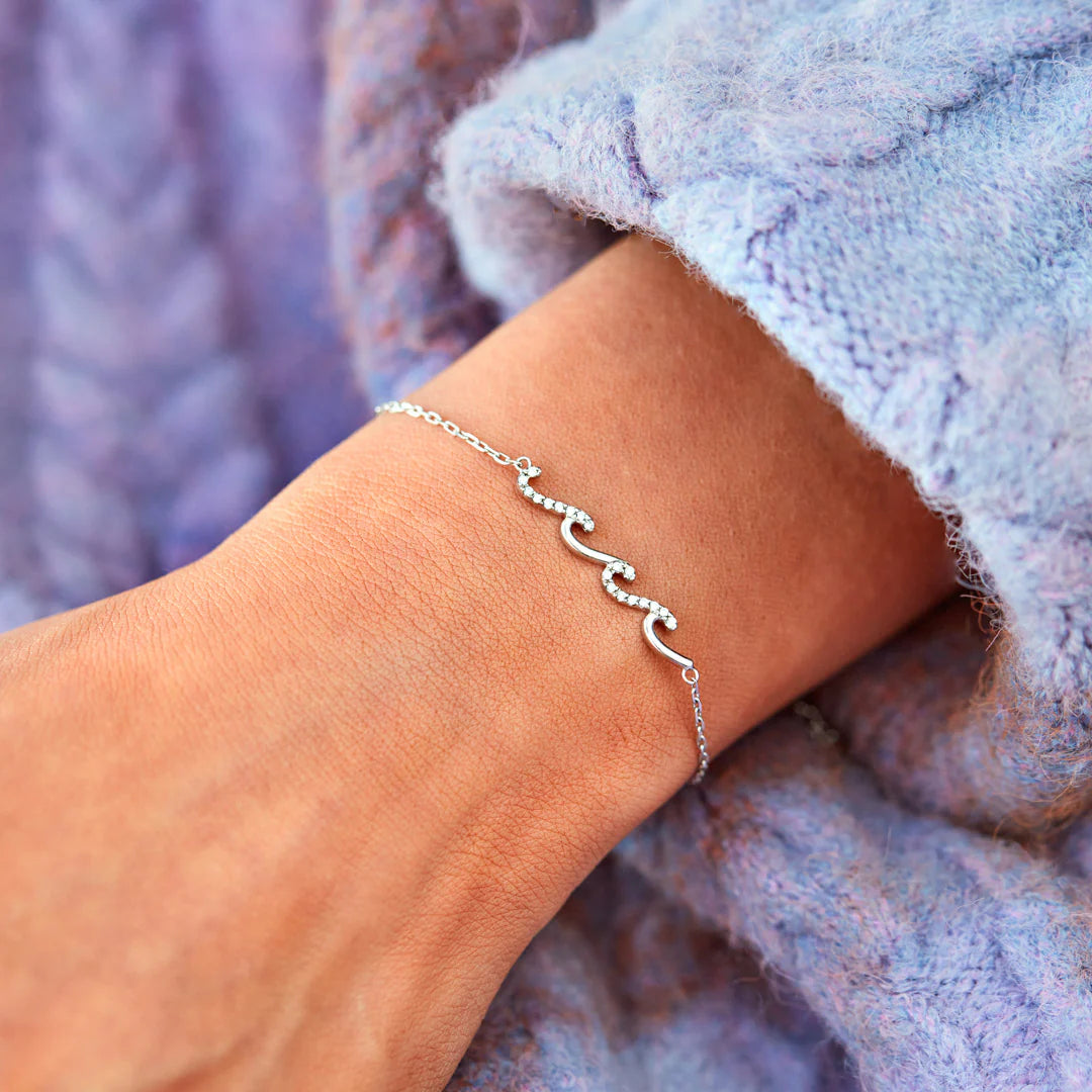 To My Bestie - Triple Wave Friendship Matching Bracelet