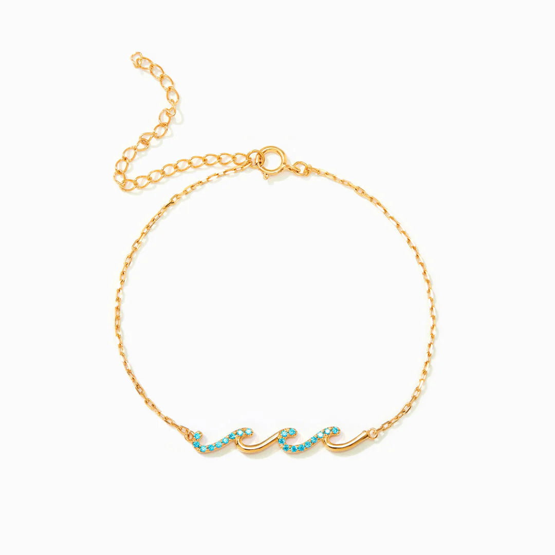 To My Bestie - Triple Wave Friendship Matching Bracelet