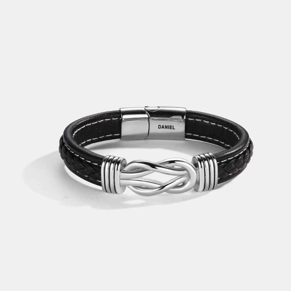 To My Husband - Infinite Love Personalised Name Bracelet