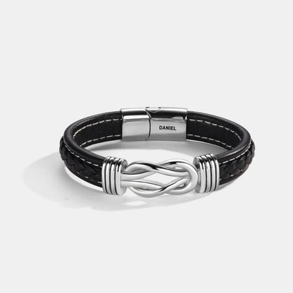 To My Husband - Infinite Love Personalised Name Bracelet