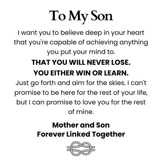 Eternal Protector Faith Bracelet for Son