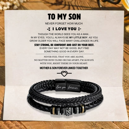 Mother And Son 'Love You Forever' Bracelet
