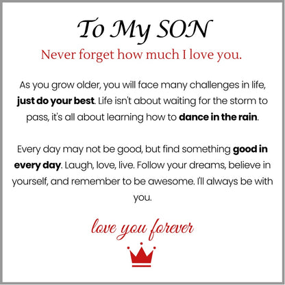 Mother And Son 'Love You Forever' Bracelet