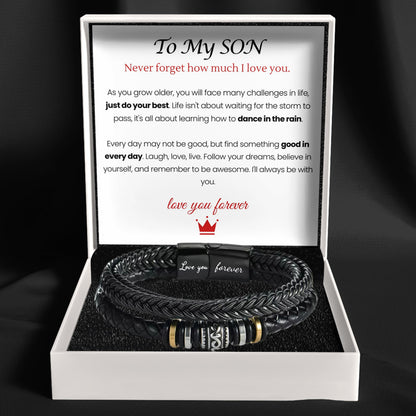 Mother And Son 'Love You Forever' Bracelet