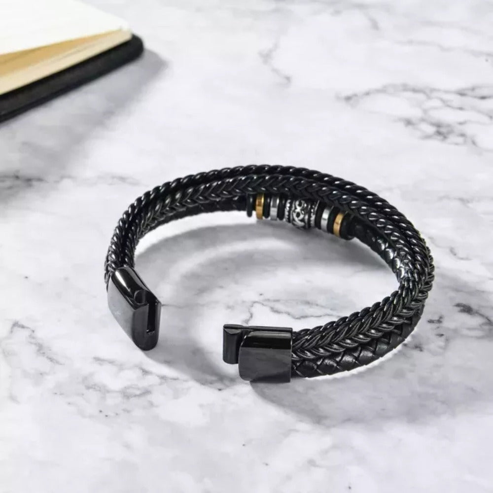 To My Son – ‘Love You Forever’ Personalised Name Bracelet