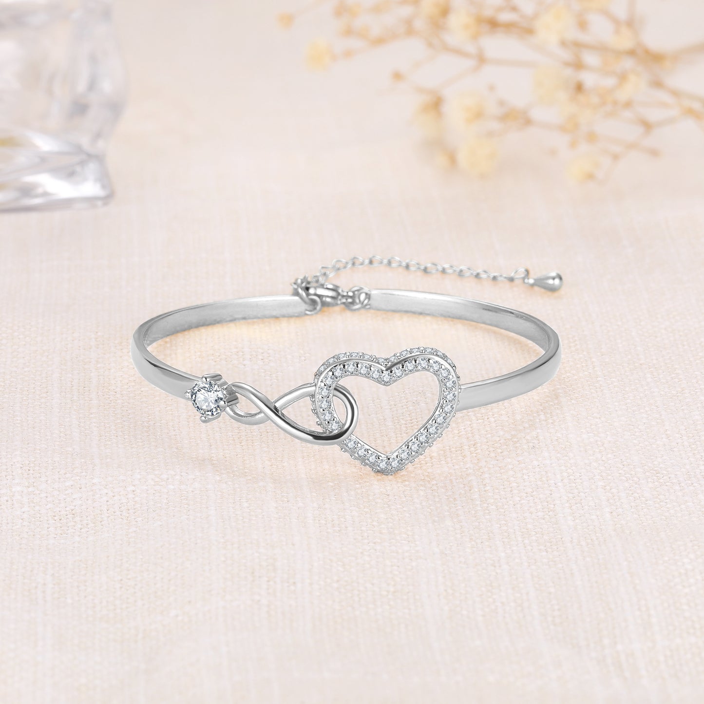 Mother Daughter - Infinity Heart Bracelet