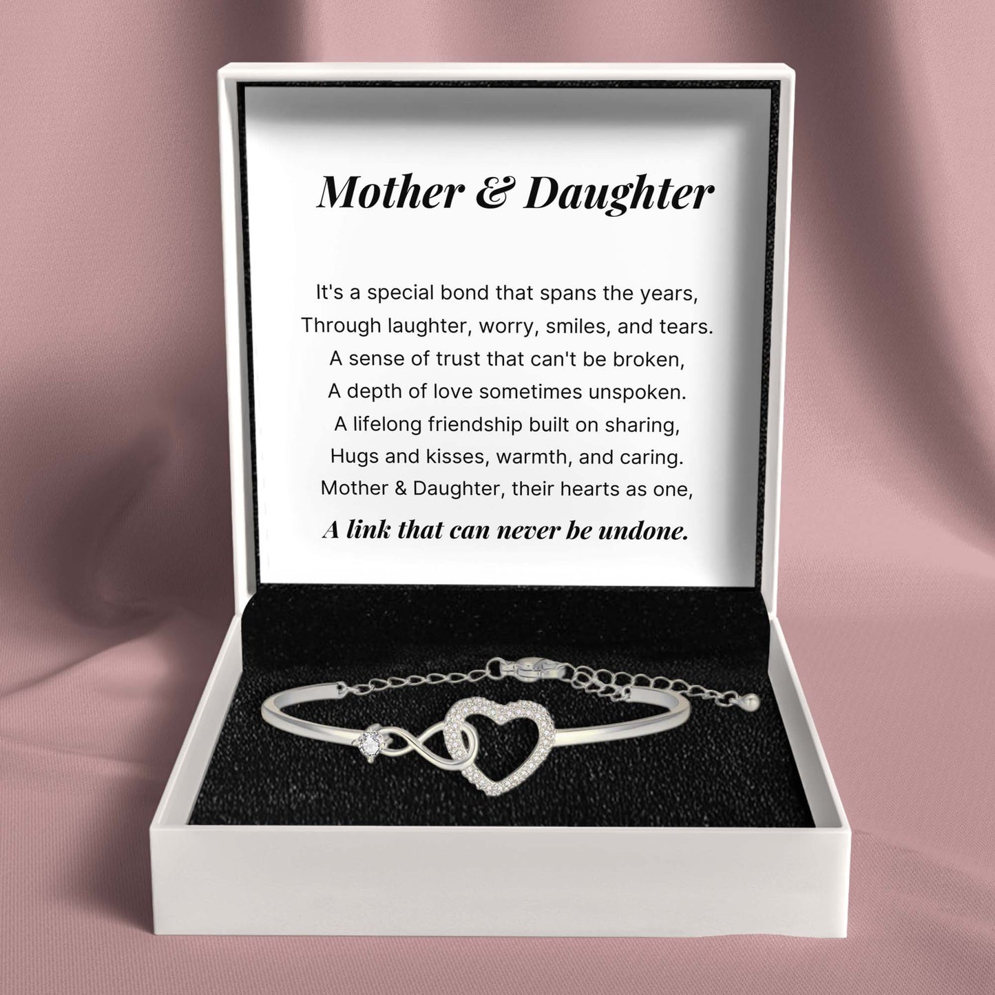 Mother Daughter - Infinity Heart Bracelet