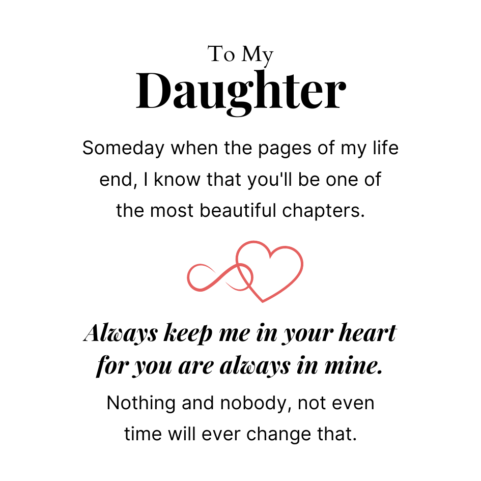 Daughter Message Card