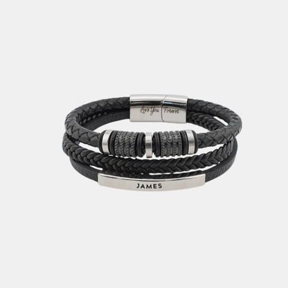 To My Son - Forever Together Name Bracelet