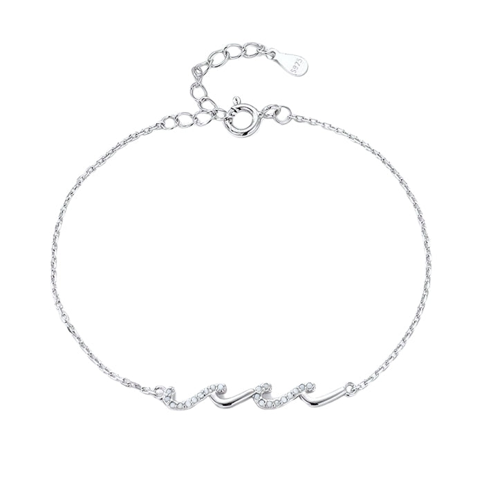 To My Bestie - Triple Wave Friendship Matching Bracelet