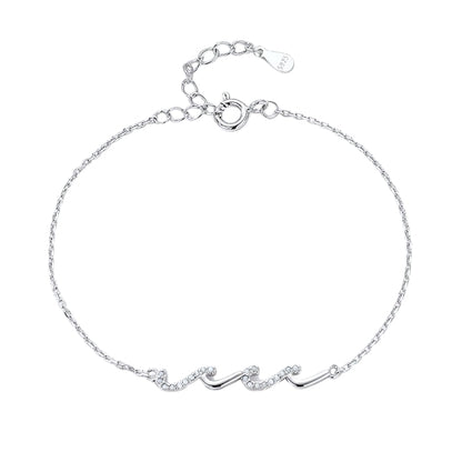 To My Bestie - Triple Wave Friendship Matching Bracelet