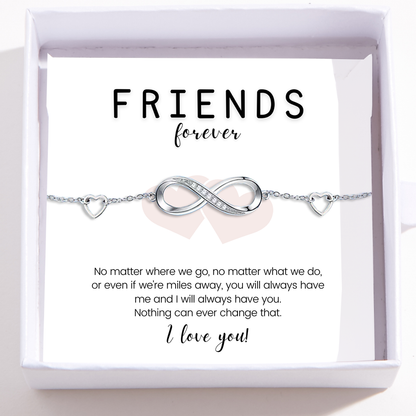 Infinite Love Bracelet For Best Friend - Friends Forever