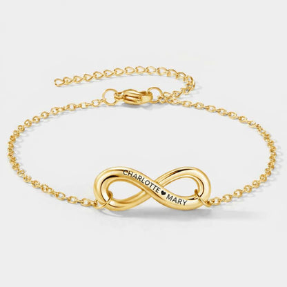 Infinity Name Bracelet for Daughter