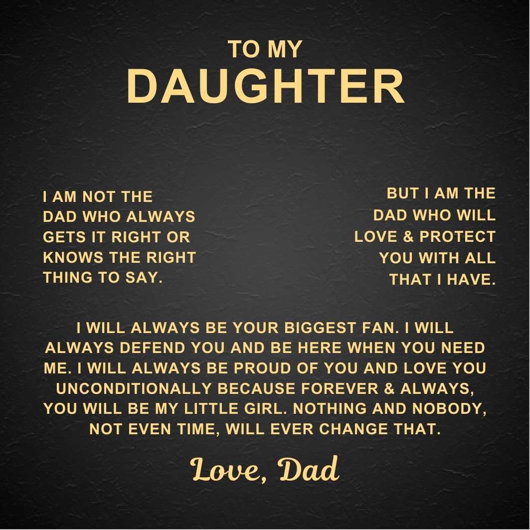 To My Daughter - Love Dad - Love Knot Necklace