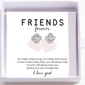 Love Knot Earrings For Best Friend – Friends Forever