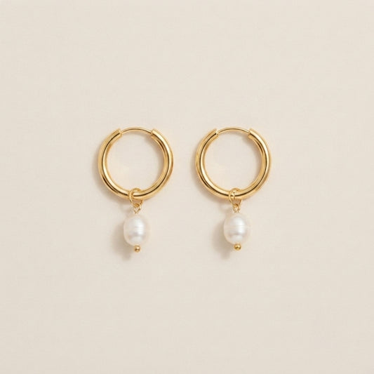 Mira Pearl Hoops