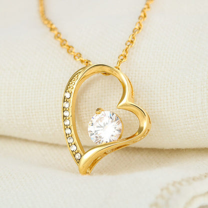 To My Wife - Love Heart Necklace