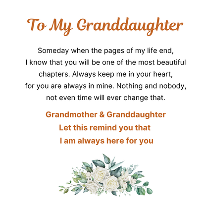 To My Granddaughter - Hug Ring