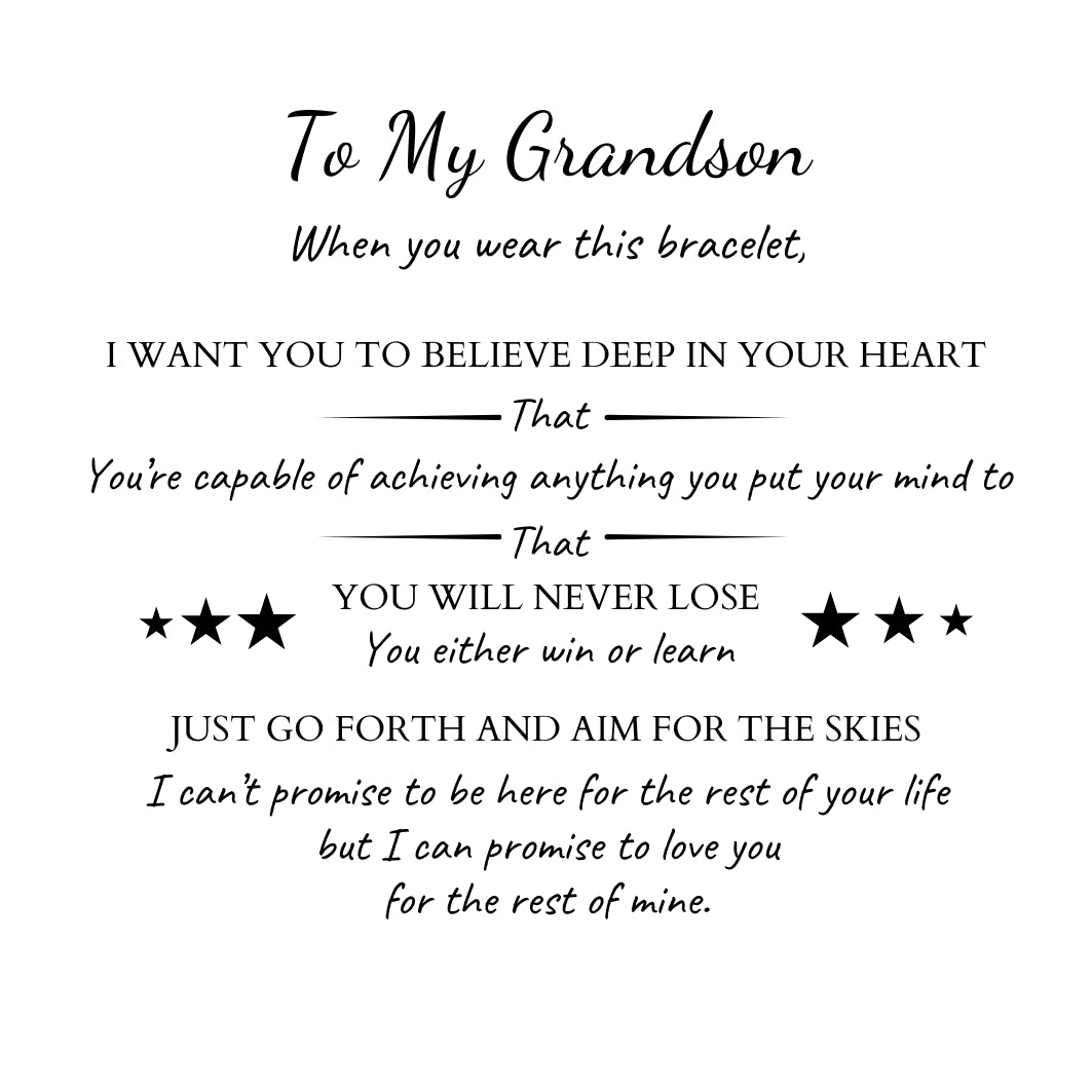 Grandson Message Card