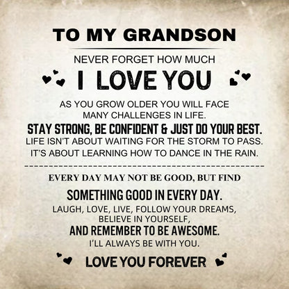 To My Grandson - Forever Together Name Bracelet
