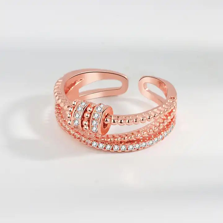 To My Daughter - Fidget Ring - 925 Sterling Silver