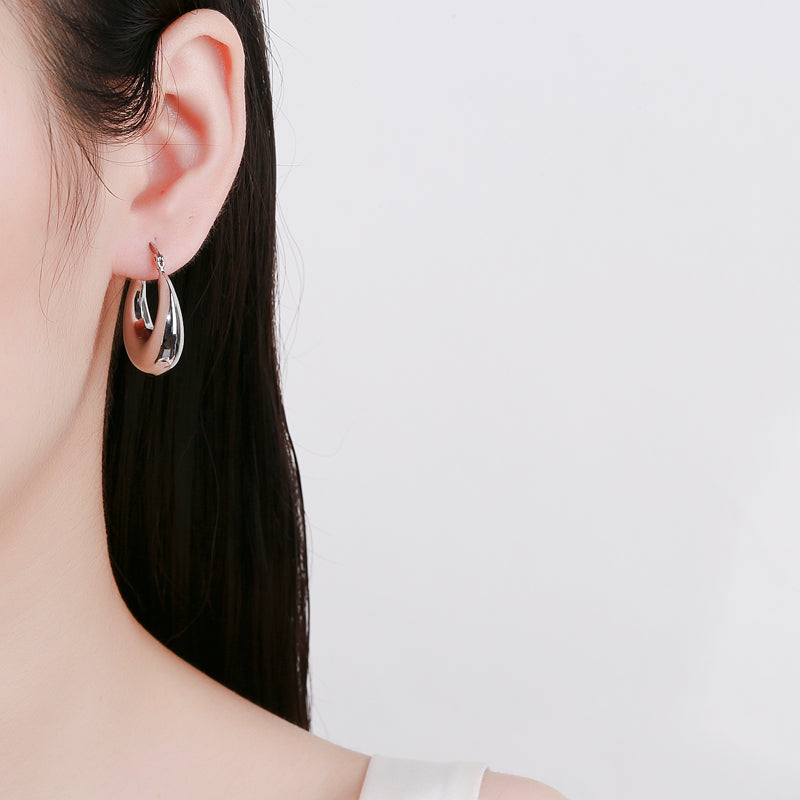 Radiant Hoop Earrings