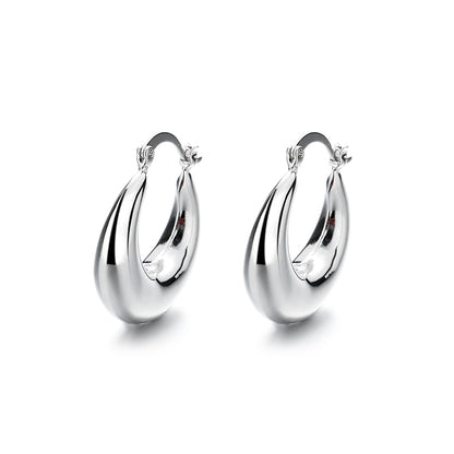 Radiant Hoop Earrings