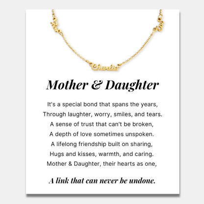 Multiple Name Necklace For Daughter