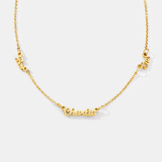 Multiple Name Necklace