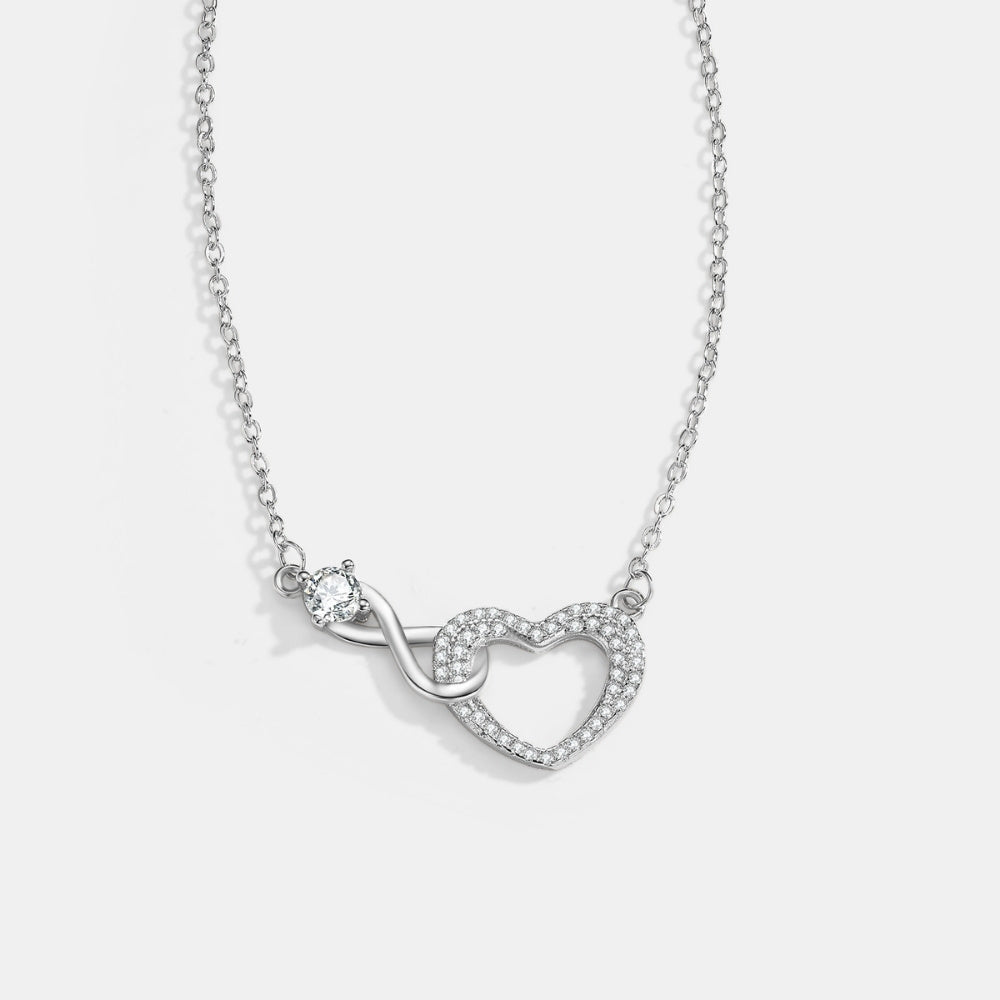To My Mum - Infinity Heart Necklace & Card