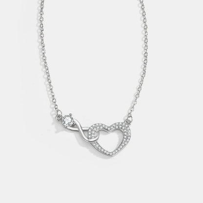 To My Mum - Infinity Heart Necklace & Card