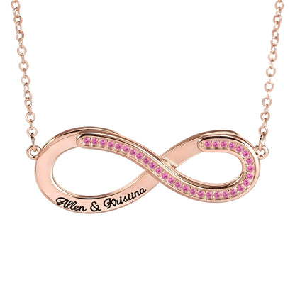 To My Granddaughter – Love Is Infinity Necklace