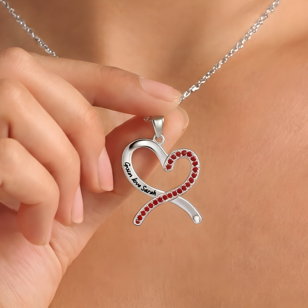 To My Granddaughter – Love Is Infinity Necklace