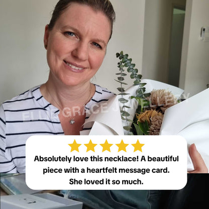 To Mum - Love Knot Necklace For Mum - Best Mum Ever