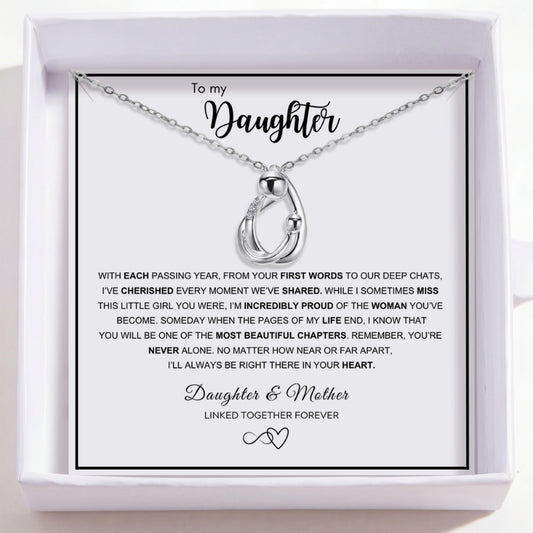 Hug Necklace for Daughter