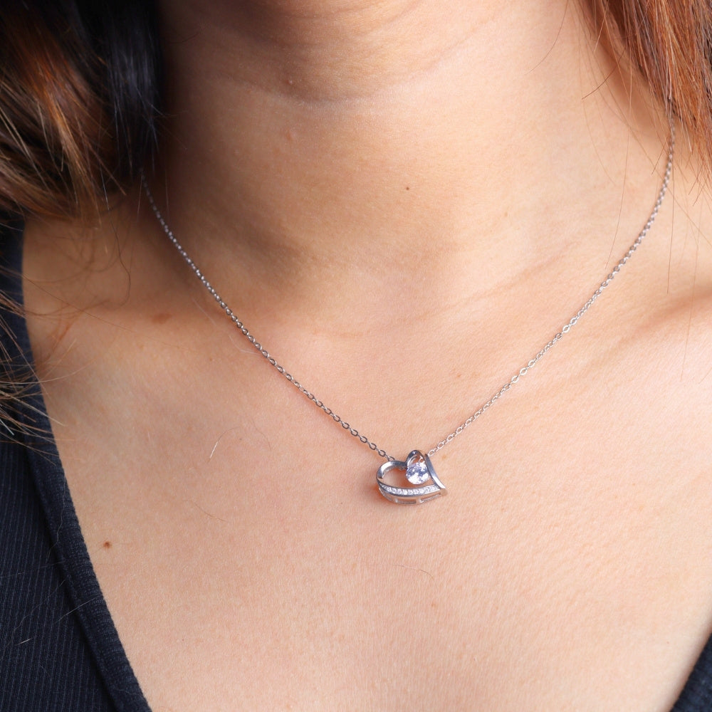 To My Wife - Love Heart Necklace