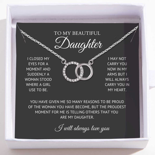 To My Beautiful Daughter - Perfect Pair Necklace