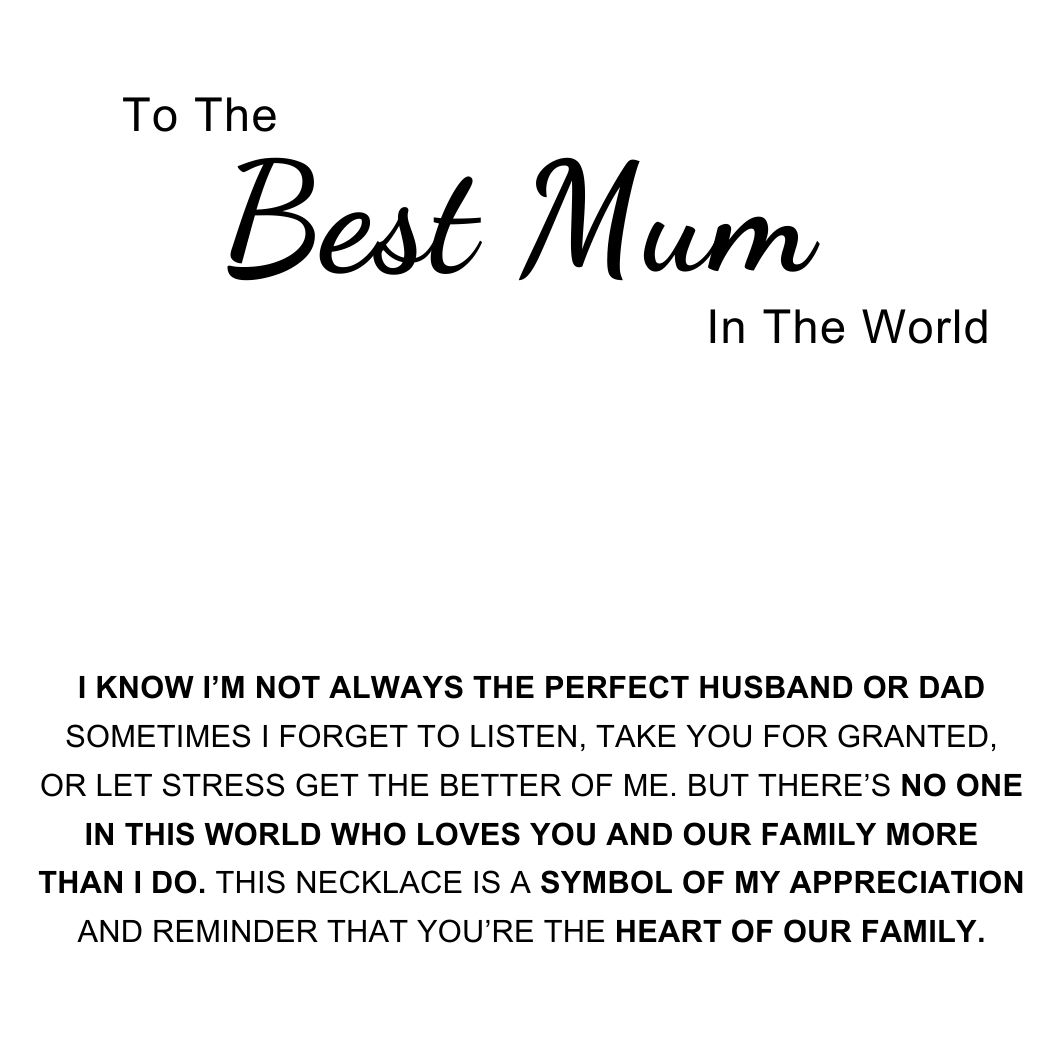 For Her Message Card