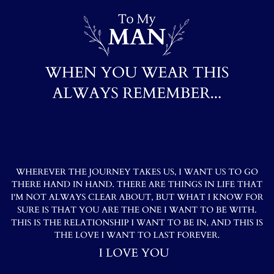 To My Man - Cuban Link Chain - The Love I Want To Last Forever