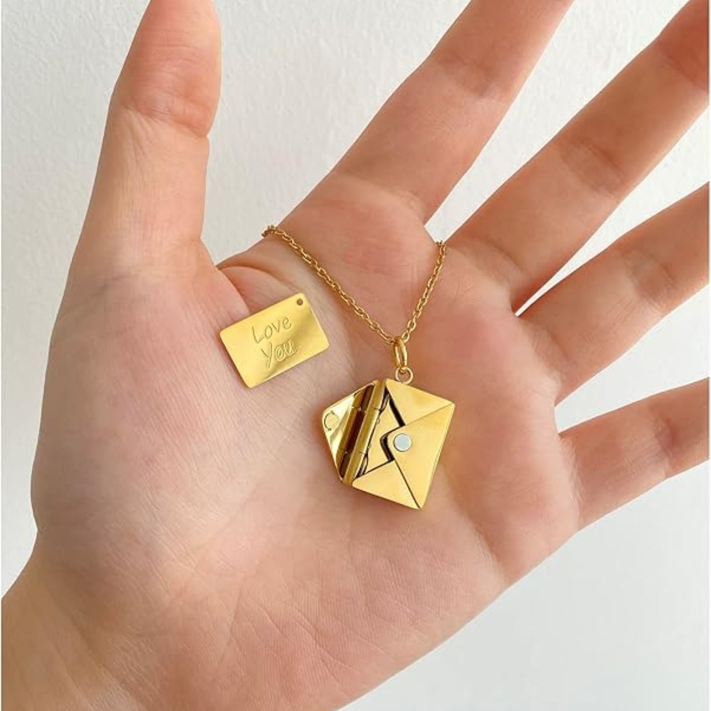 Love Letter Necklace & Card Gift Set