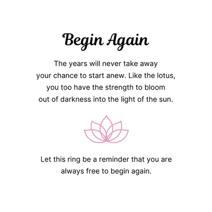 Lotus Ring Begin Anew