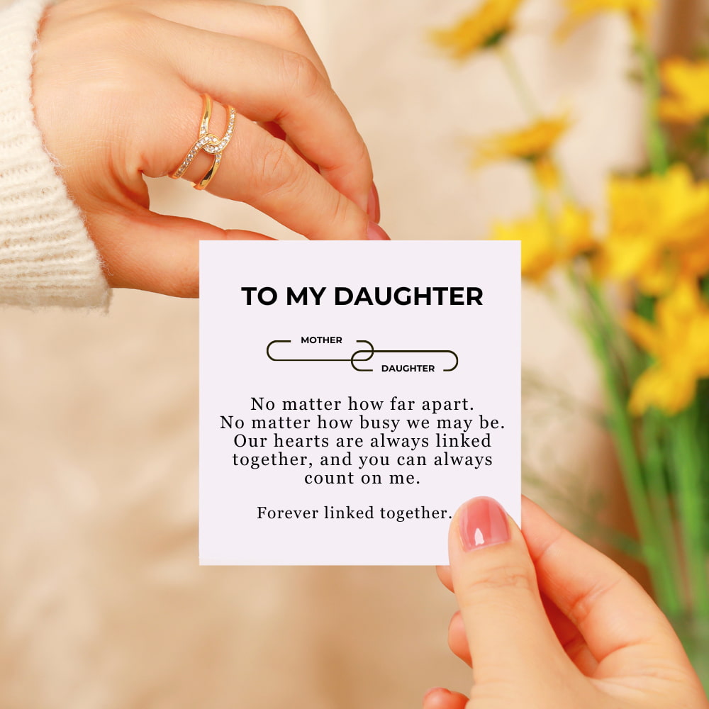 Mother & Daughter Forever Linked Ring