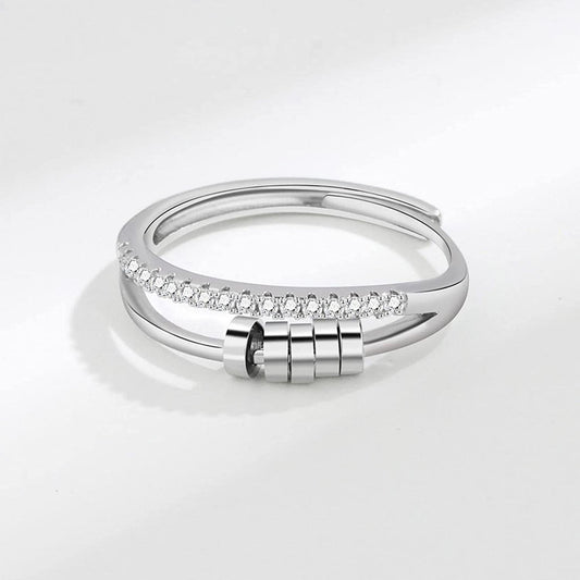 Spinning Beads Fidget Ring