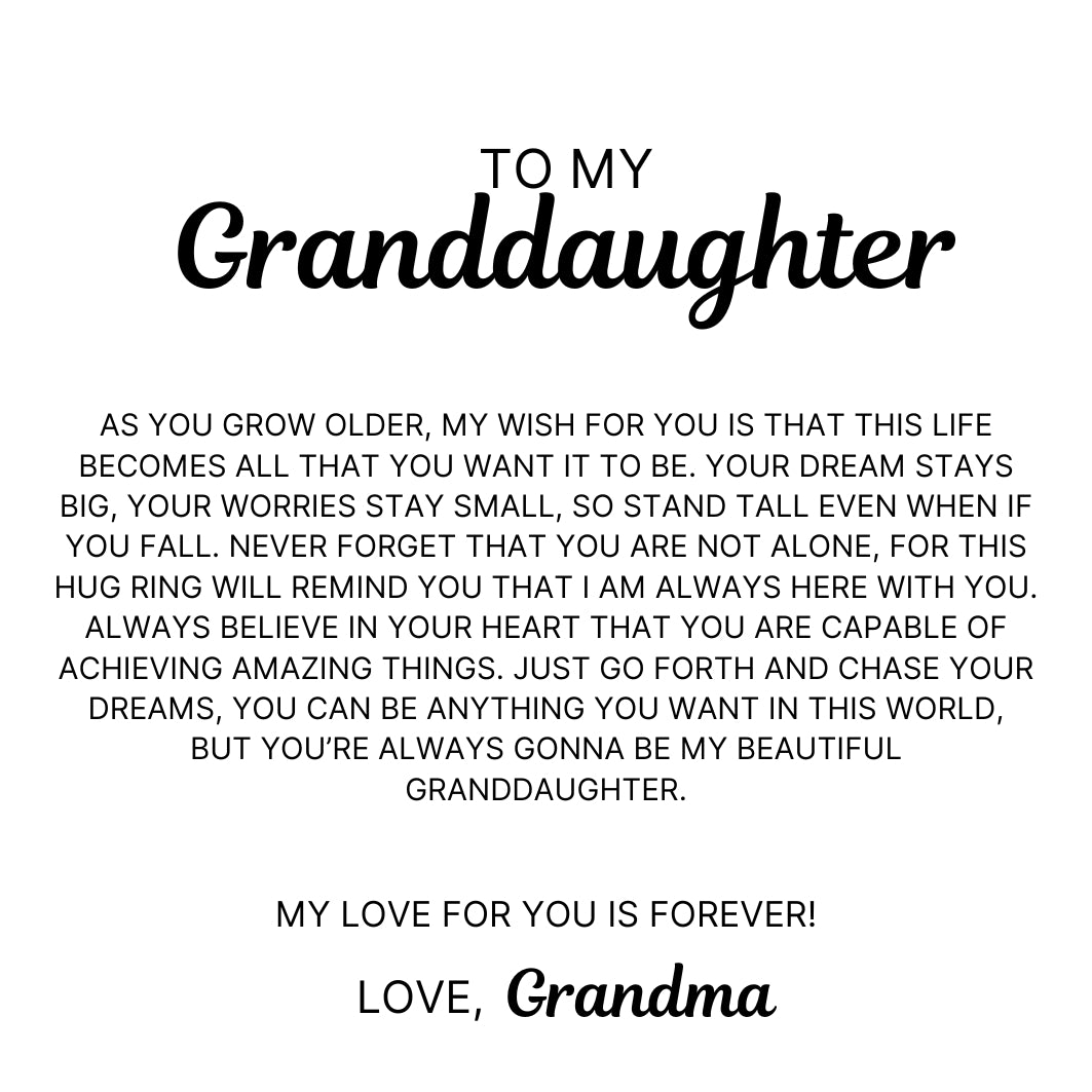 Granddaughter Message Card