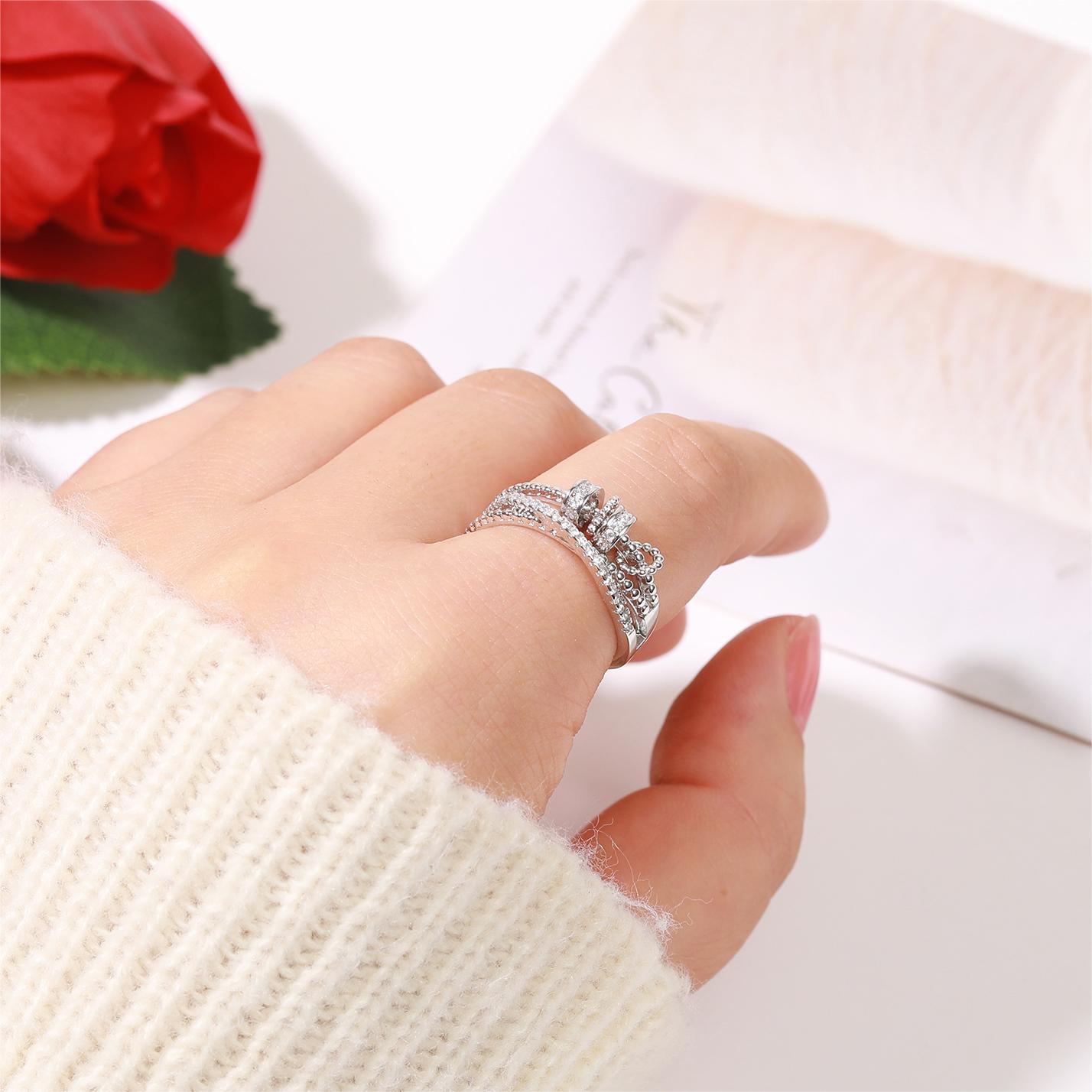 To My Daughter - Fidget Ring - 925 Sterling Silver